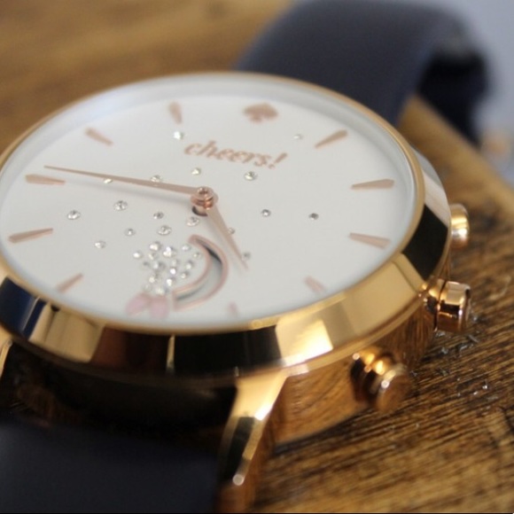 Kate Spade Grand Navy Smart Hybrid champagne Watch - Picture 4 of 8